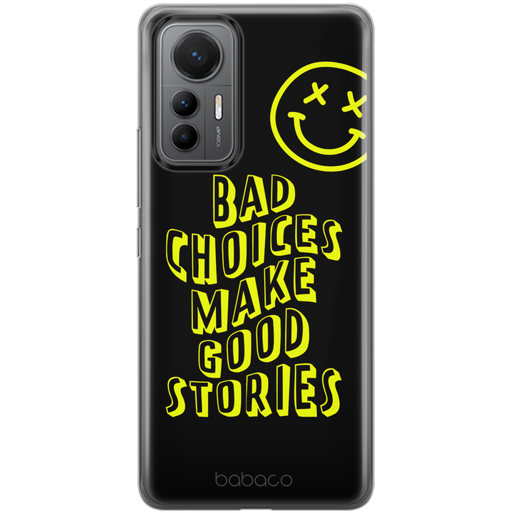 Etui Bad choices 002 Babaco Nadruk pełny Czarny - Babaco Store