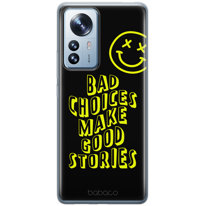 Etui Bad choices 002 Babaco Nadruk pełny Czarny - Babaco Store