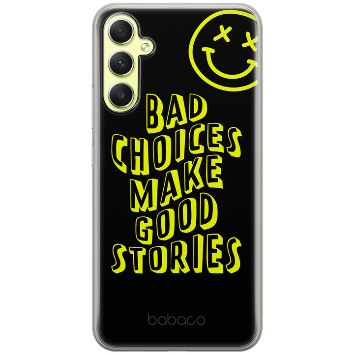 Etui Bad choices 002 Babaco Nadruk pełny Czarny - Babaco Store