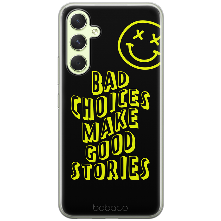 Etui Bad choices 002 Babaco Nadruk pełny Czarny - Babaco Store