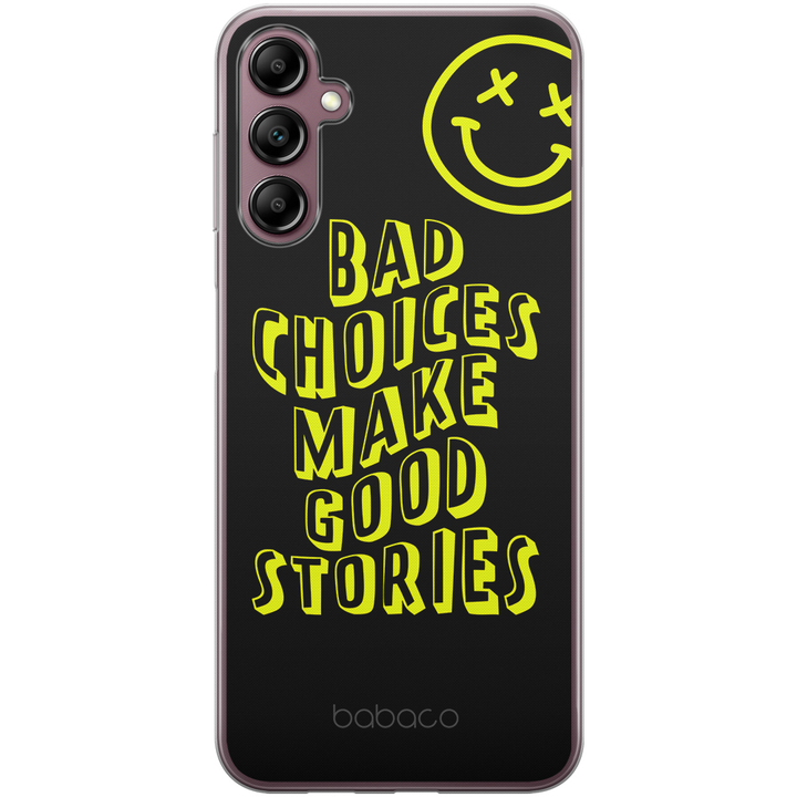 Etui Bad choices 002 Babaco Nadruk pełny Czarny - Babaco Store