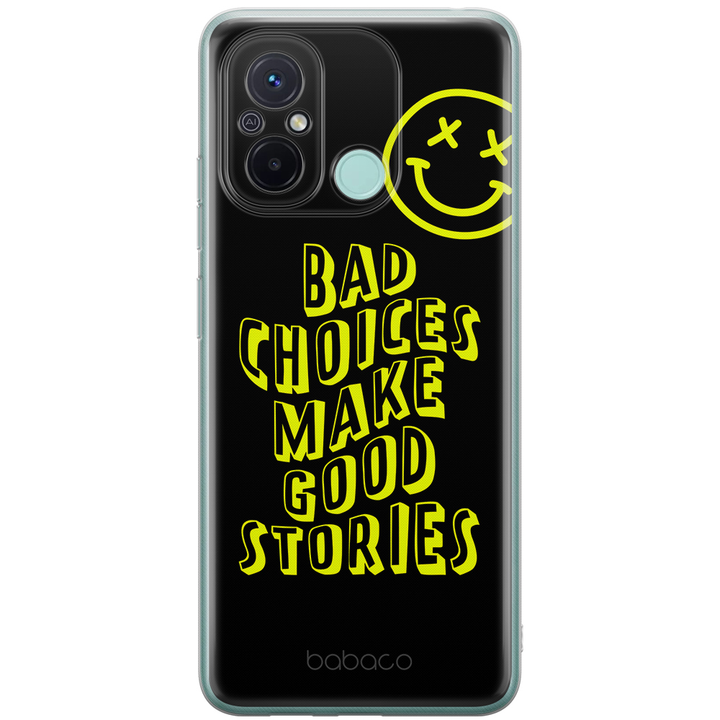 Etui Bad choices 002 Babaco Nadruk pełny Czarny - Babaco Store