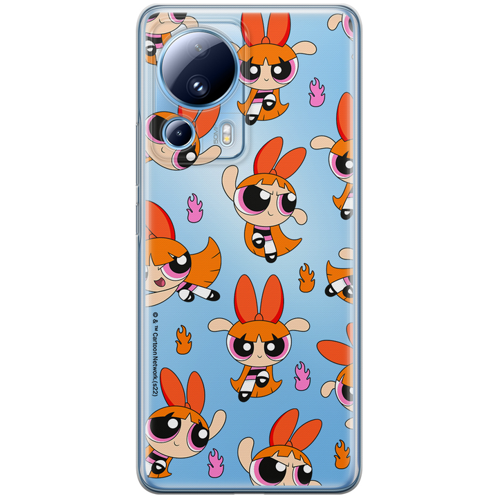 Etui Atomówki 007 The Powerpuff Girls Nadruk częściowy Przeźroczysty - Babaco Store