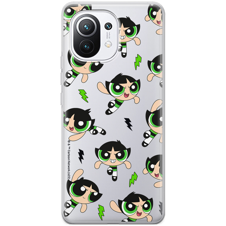 Etui Atomówki 009 The Powerpuff Girls Nadruk częściowy Przeźroczysty - Babaco Store