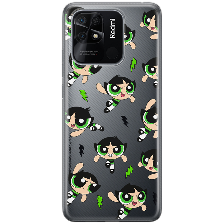 Etui Atomówki 009 The Powerpuff Girls Nadruk częściowy Przeźroczysty - Babaco Store