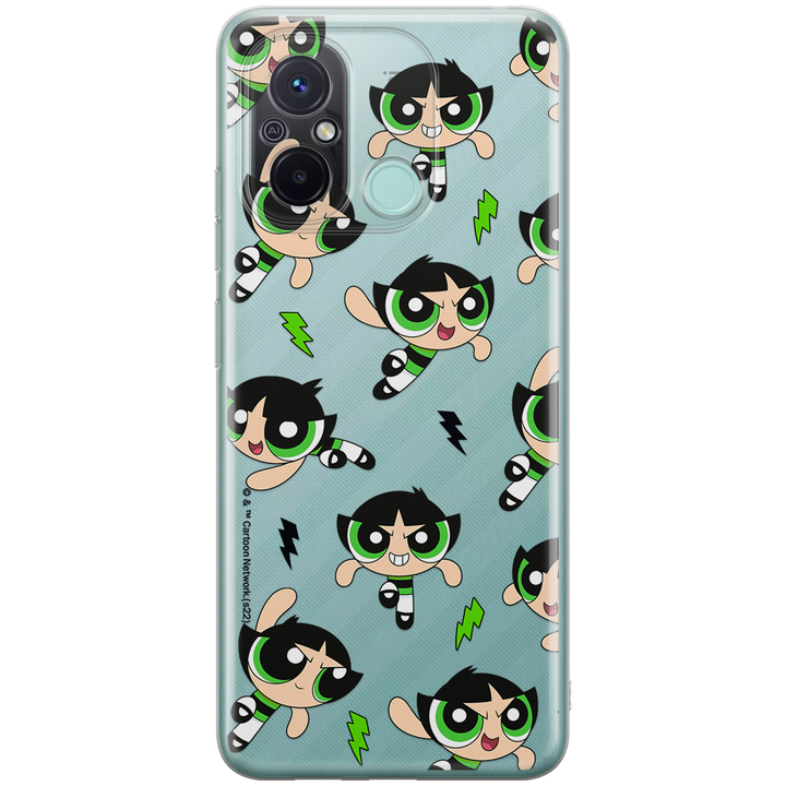 Etui Atomówki 009 The Powerpuff Girls Nadruk częściowy Przeźroczysty - Babaco Store