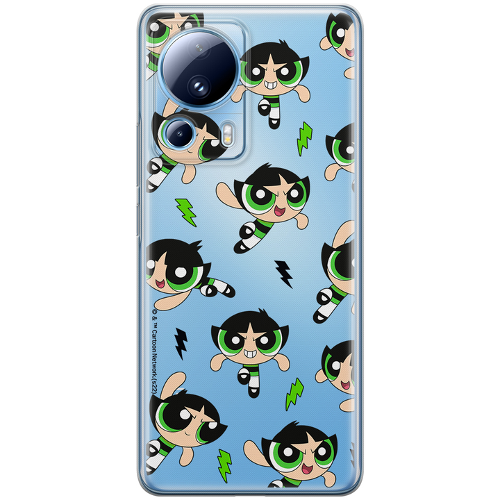 Etui Atomówki 009 The Powerpuff Girls Nadruk częściowy Przeźroczysty - Babaco Store