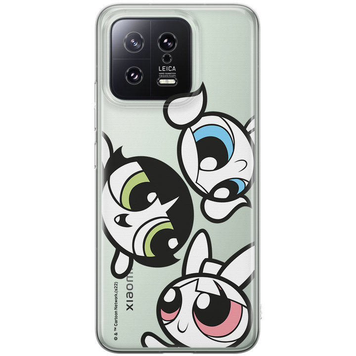 Etui Atomówki 014 The Powerpuff Girls Nadruk częściowy Przeźroczysty - Babaco Store