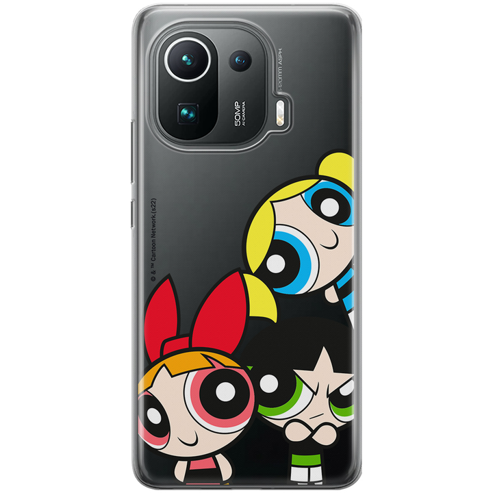 Etui Atomówki 015 The Powerpuff Girls Nadruk częściowy Przeźroczysty - Babaco Store