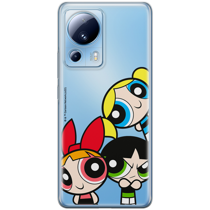 Etui Atomówki 015 The Powerpuff Girls Nadruk częściowy Przeźroczysty - Babaco Store