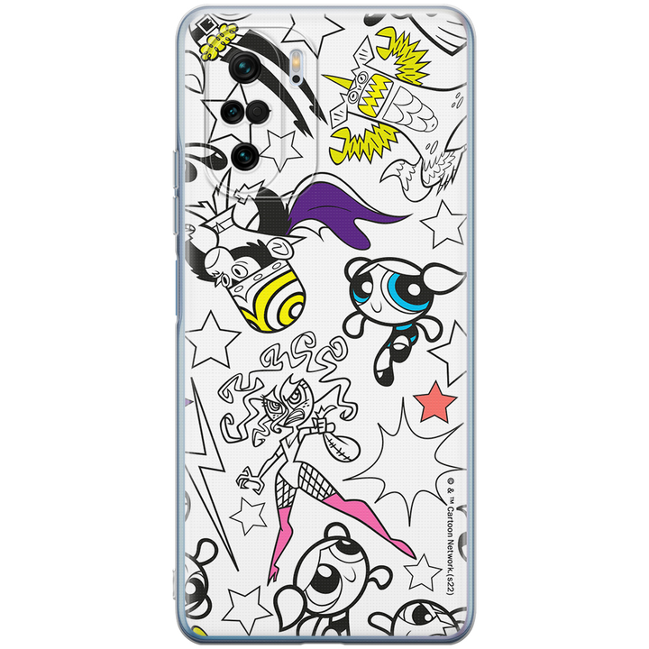 Etui Atomówki 017 The Powerpuff Girls Nadruk pełny Biały - Babaco Store