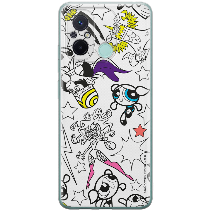 Etui Atomówki 017 The Powerpuff Girls Nadruk pełny Biały - Babaco Store