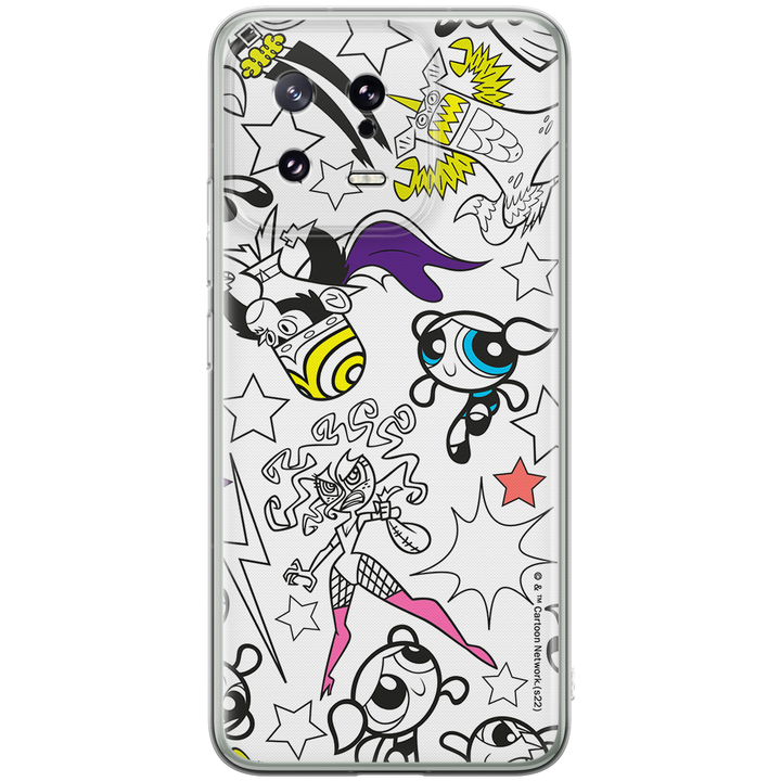 Etui Atomówki 017 The Powerpuff Girls Nadruk pełny Biały - Babaco Store