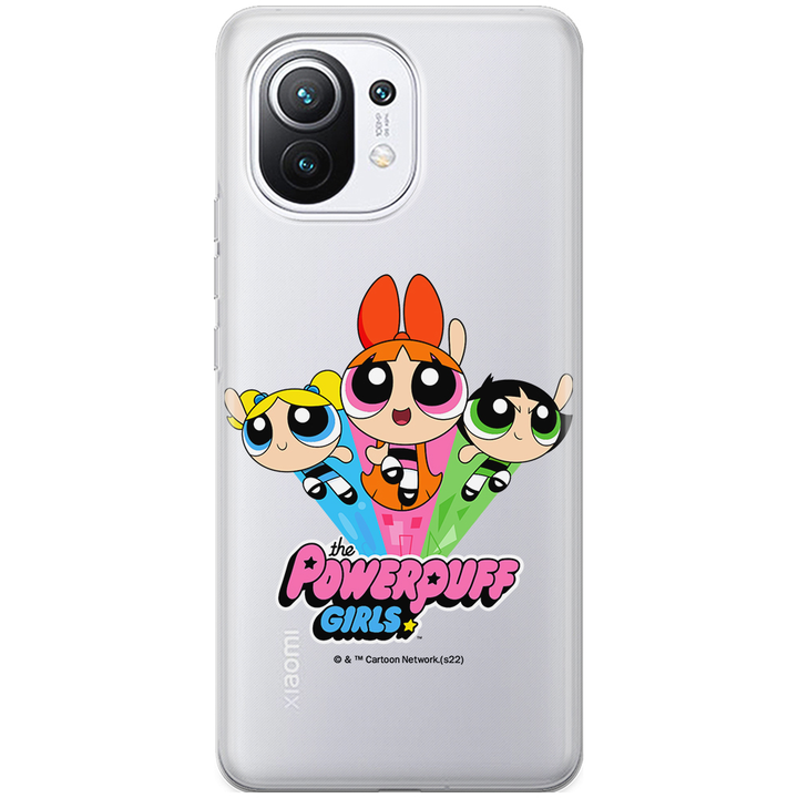 Etui Atomówki 029 The Powerpuff Girls Nadruk częściowy Przeźroczysty - Babaco Store