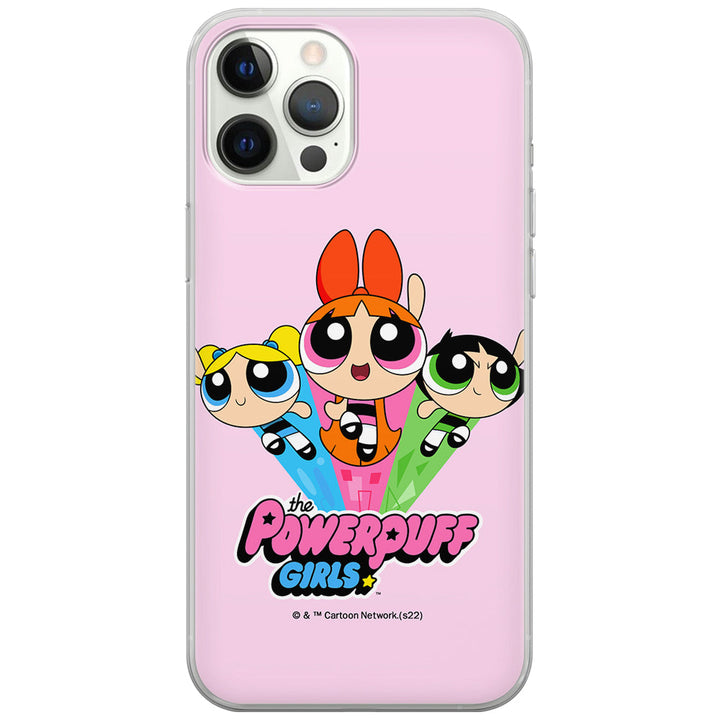 Etui Atomówki 029 The Powerpuff Girls Nadruk pełny Różowy - Babaco Store