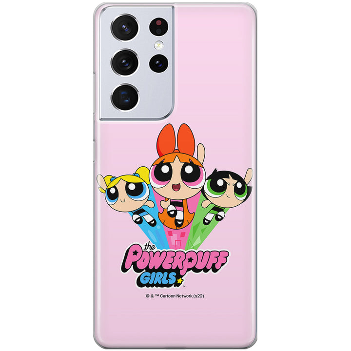 Etui Atomówki 029 The Powerpuff Girls Nadruk pełny Różowy - Babaco Store