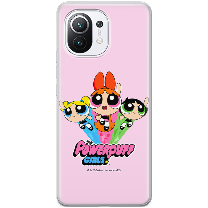 Etui Atomówki 029 The Powerpuff Girls Nadruk pełny Różowy - Babaco Store