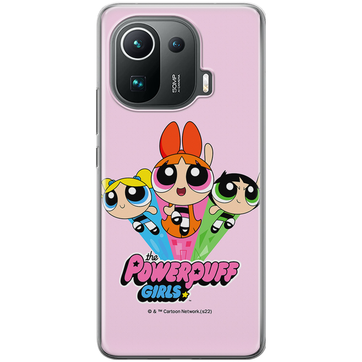 Etui Atomówki 029 The Powerpuff Girls Nadruk pełny Różowy - Babaco Store