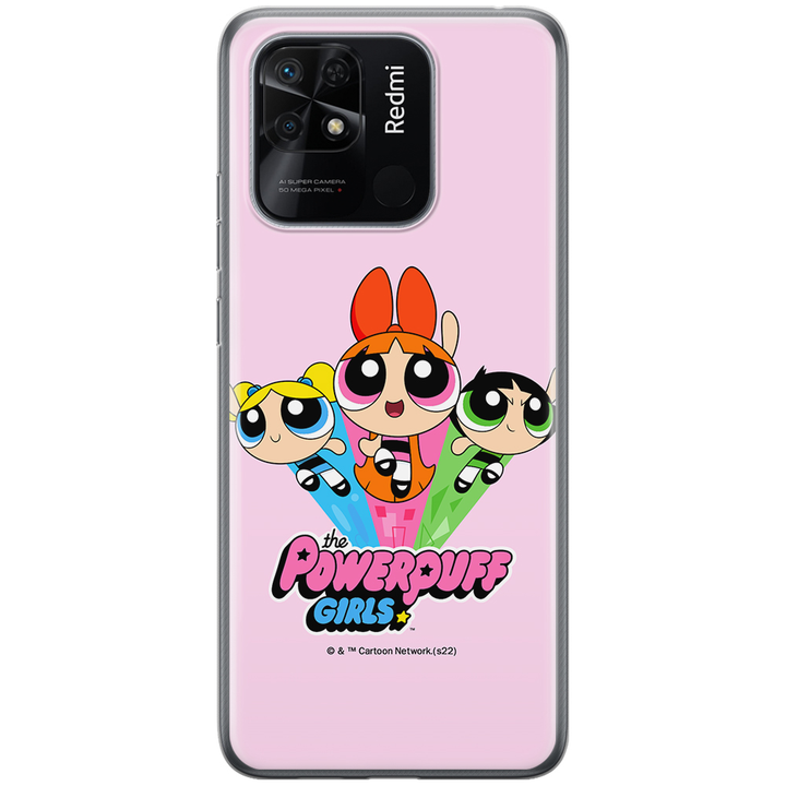 Etui Atomówki 029 The Powerpuff Girls Nadruk pełny Różowy - Babaco Store