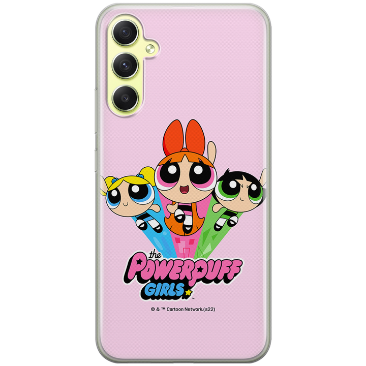 Etui Atomówki 029 The Powerpuff Girls Nadruk pełny Różowy - Babaco Store