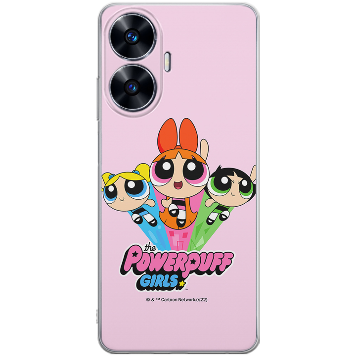 Etui Atomówki 029 The Powerpuff Girls Nadruk pełny Różowy - Babaco Store