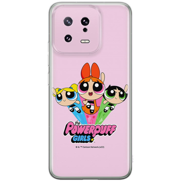 Etui Atomówki 029 The Powerpuff Girls Nadruk pełny Różowy - Babaco Store