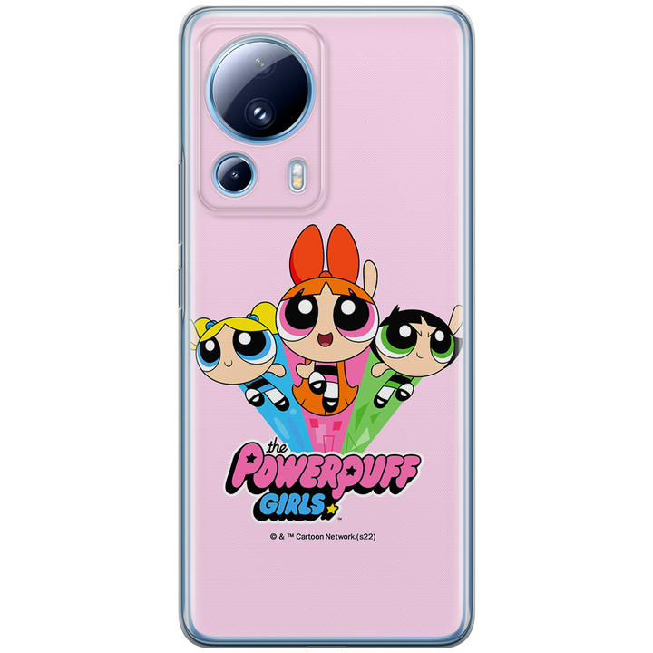 Etui Atomówki 029 The Powerpuff Girls Nadruk pełny Różowy - Babaco Store