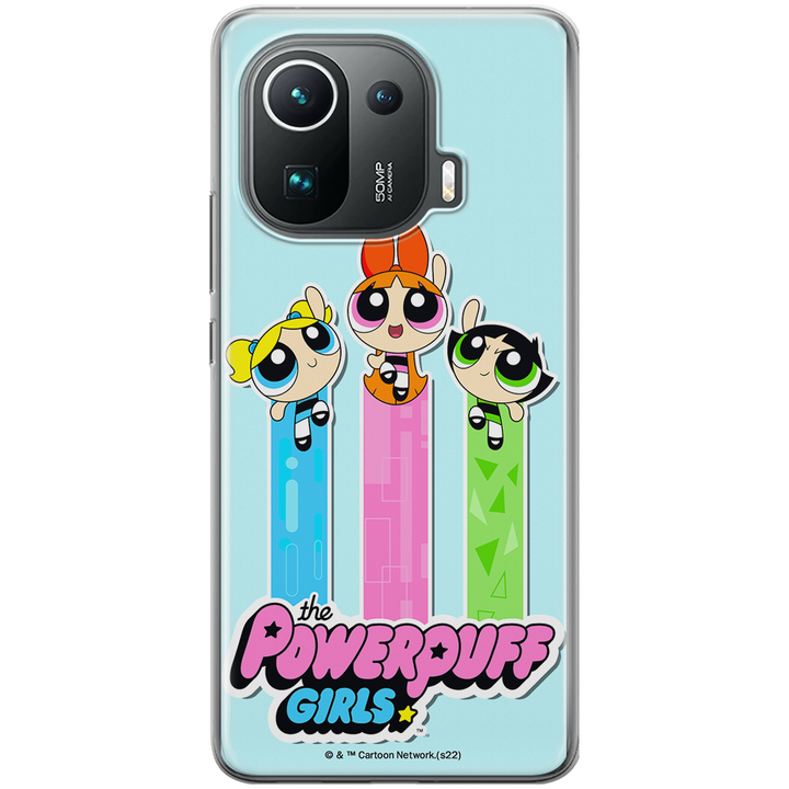 Etui Atomówki 030 The Powerpuff Girls Nadruk pełny Niebieski - Babaco Store