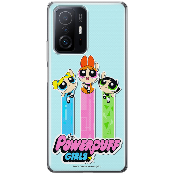 Etui Atomówki 030 The Powerpuff Girls Nadruk pełny Niebieski - Babaco Store