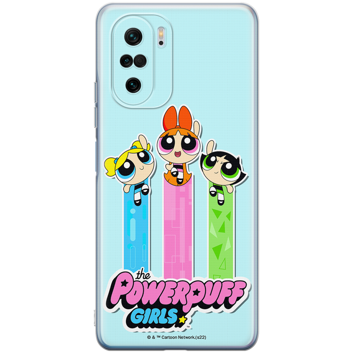 Etui Atomówki 030 The Powerpuff Girls Nadruk pełny Niebieski - Babaco Store