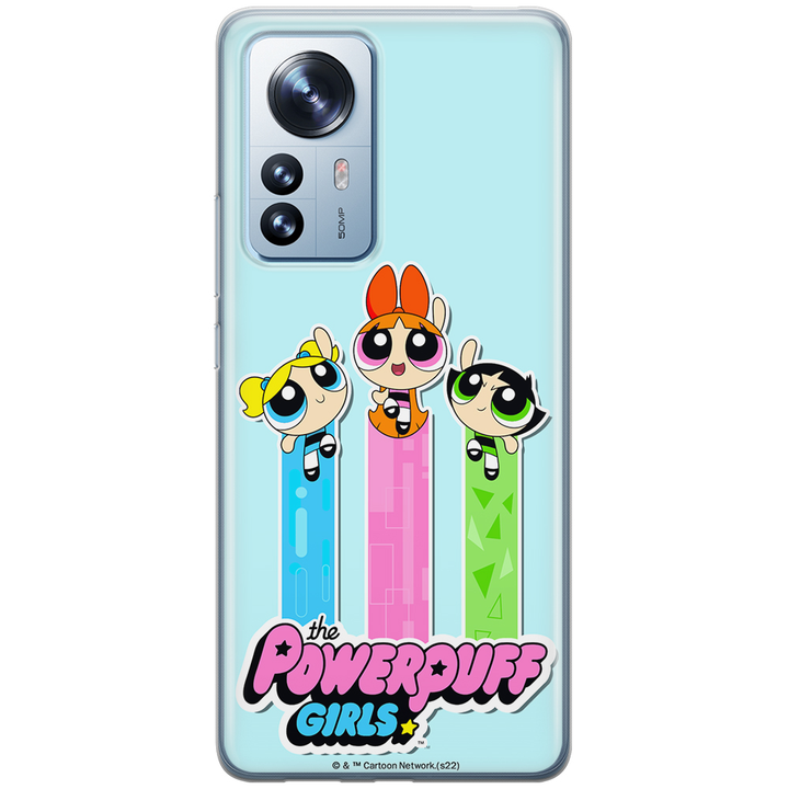 Etui Atomówki 030 The Powerpuff Girls Nadruk pełny Niebieski - Babaco Store