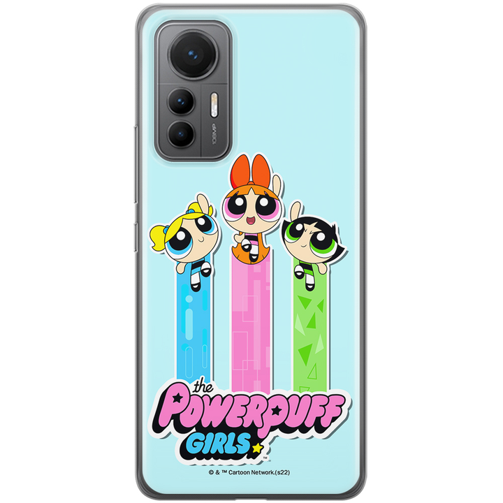 Etui Atomówki 030 The Powerpuff Girls Nadruk pełny Niebieski - Babaco Store