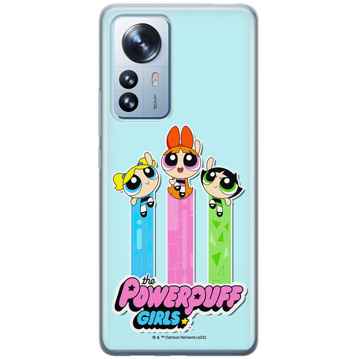 Etui Atomówki 030 The Powerpuff Girls Nadruk pełny Niebieski - Babaco Store