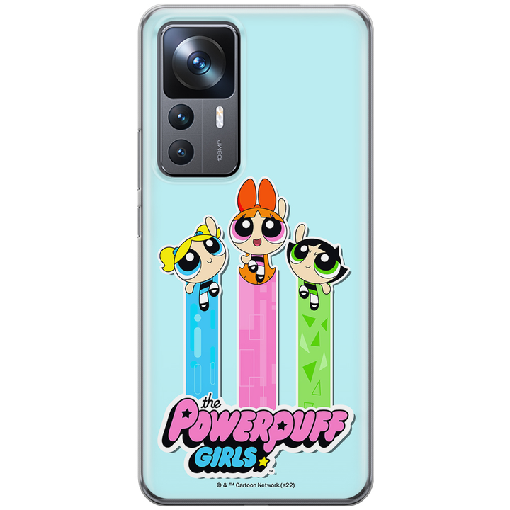 Etui Atomówki 030 The Powerpuff Girls Nadruk pełny Niebieski - Babaco Store