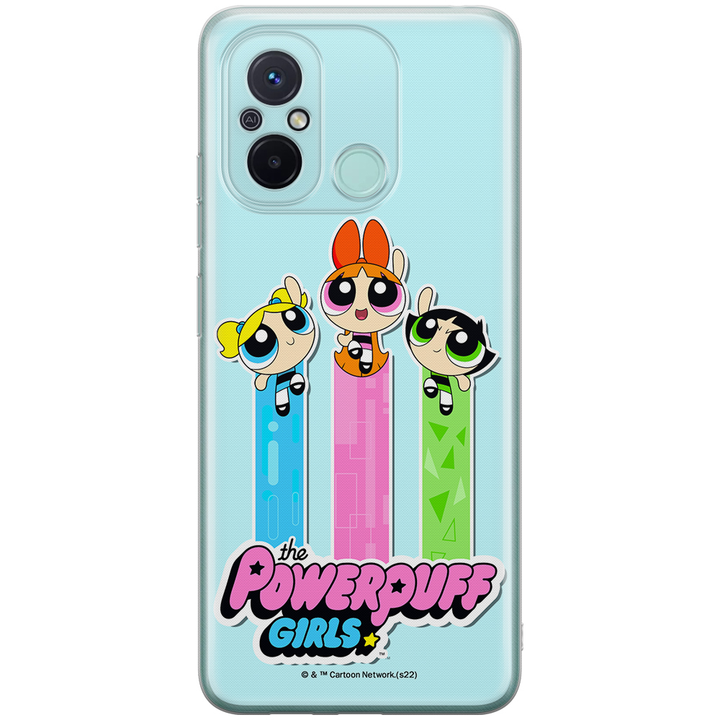 Etui Atomówki 030 The Powerpuff Girls Nadruk pełny Niebieski - Babaco Store