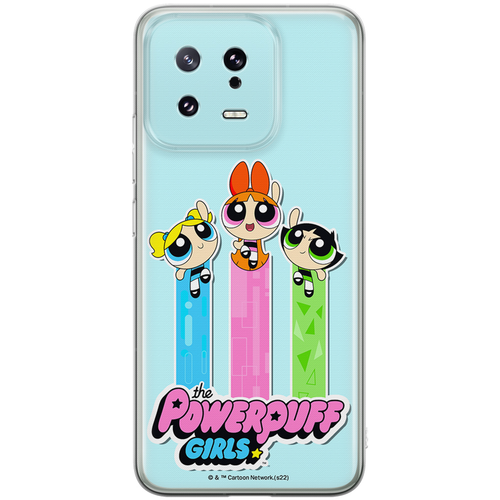 Etui Atomówki 030 The Powerpuff Girls Nadruk pełny Niebieski - Babaco Store