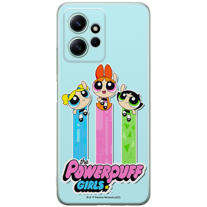 Etui Atomówki 030 The Powerpuff Girls Nadruk pełny Niebieski - Babaco Store