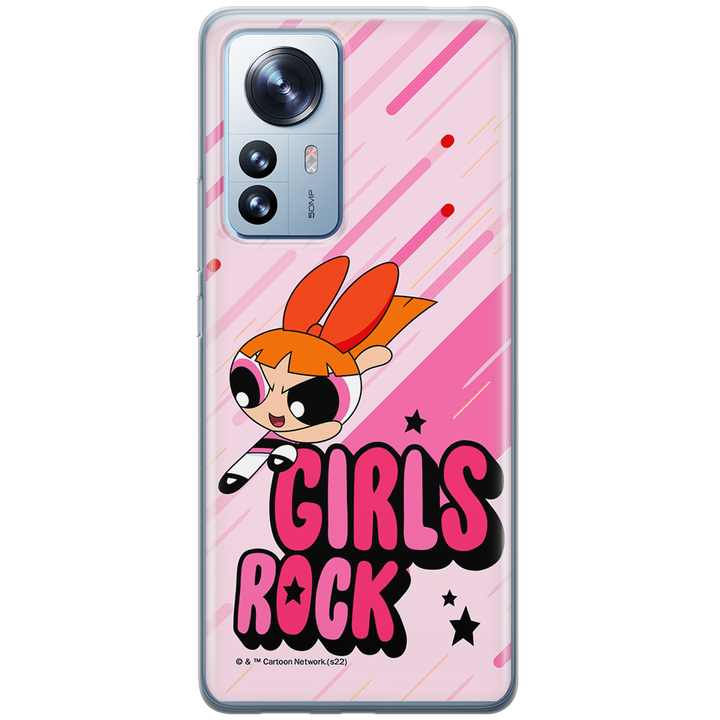 Etui Atomówki 033 The Powerpuff Girls Nadruk pełny Różowy - Babaco Store