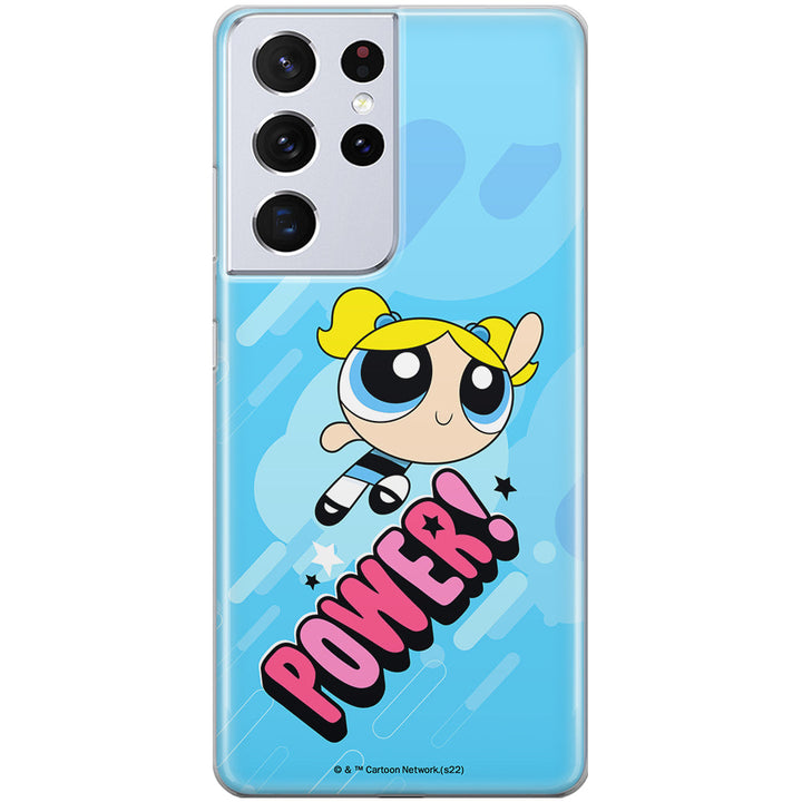 Etui Atomówki 034 The Powerpuff Girls Nadruk pełny Niebieski - Babaco Store