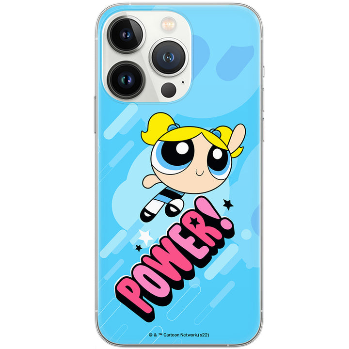 Etui Atomówki 034 The Powerpuff Girls Nadruk pełny Niebieski - Babaco Store