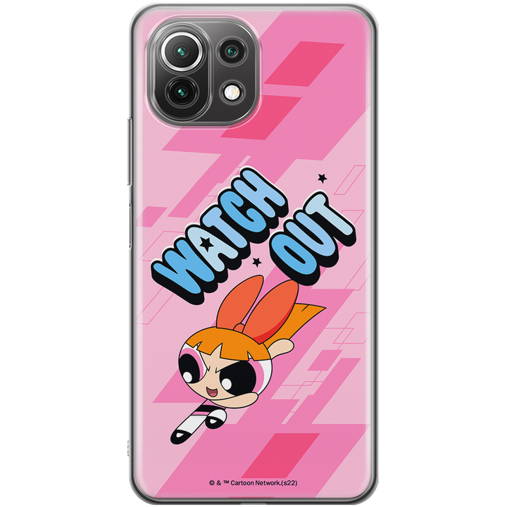 Etui Atomówki 035 The Powerpuff Girls Nadruk pełny Różowy - Babaco Store