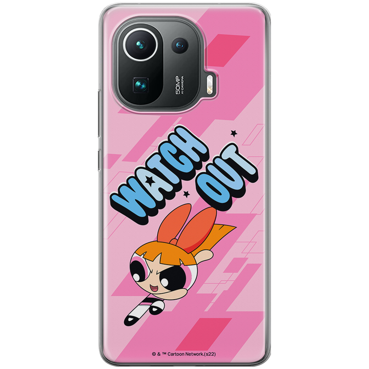 Etui Atomówki 035 The Powerpuff Girls Nadruk pełny Różowy - Babaco Store