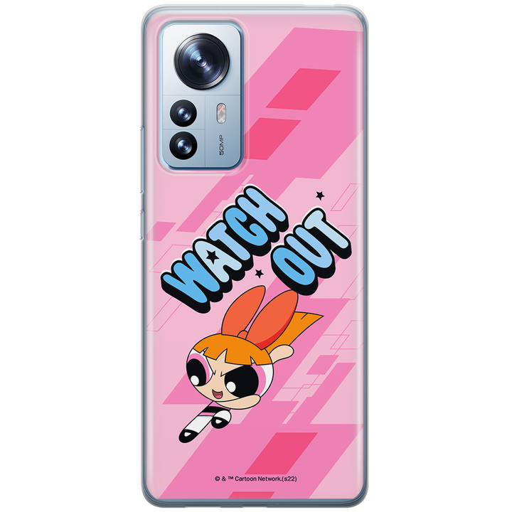 Etui Atomówki 035 The Powerpuff Girls Nadruk pełny Różowy - Babaco Store