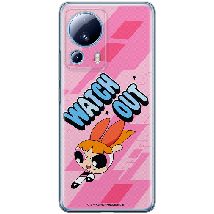 Etui Atomówki 035 The Powerpuff Girls Nadruk pełny Różowy - Babaco Store