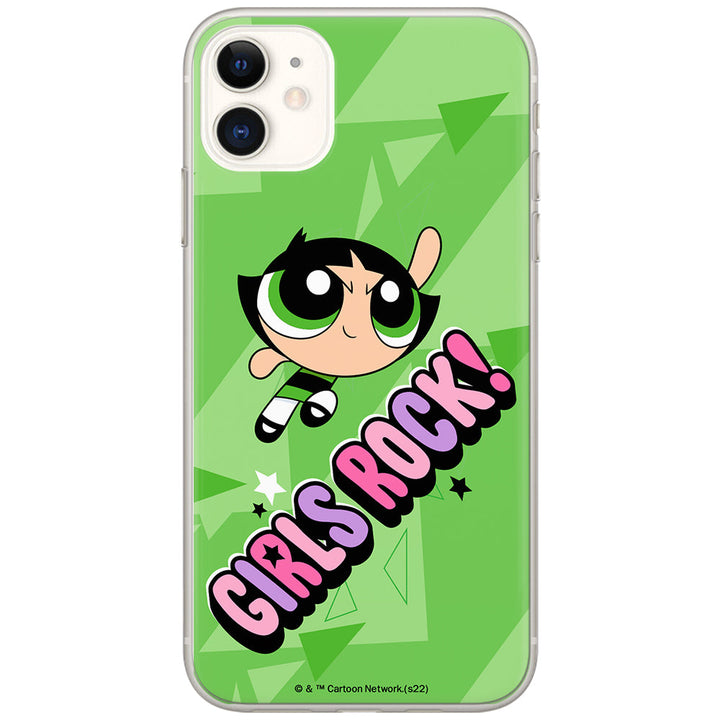 Etui Atomówki 046 The Powerpuff Girls Nadruk pełny Zielony - Babaco Store