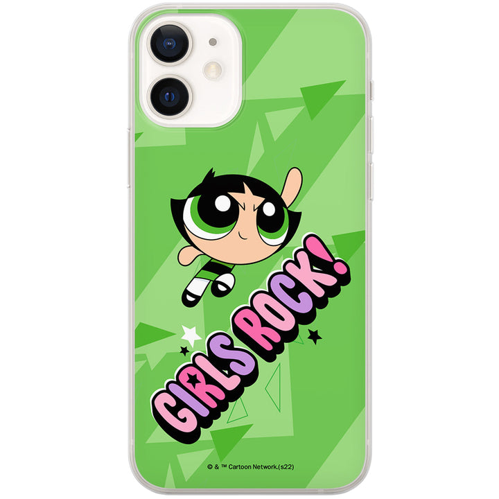 Etui Atomówki 046 The Powerpuff Girls Nadruk pełny Zielony - Babaco Store