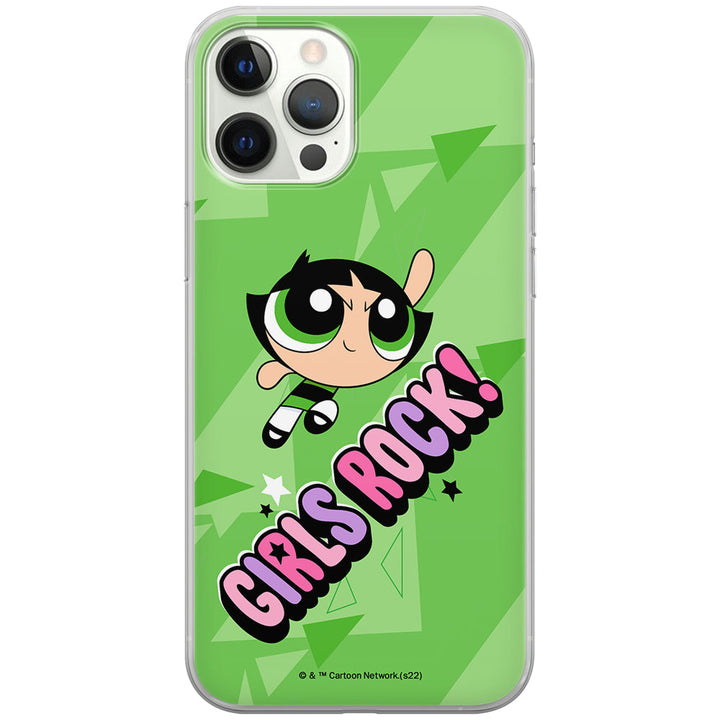 Etui Atomówki 046 The Powerpuff Girls Nadruk pełny Zielony - Babaco Store