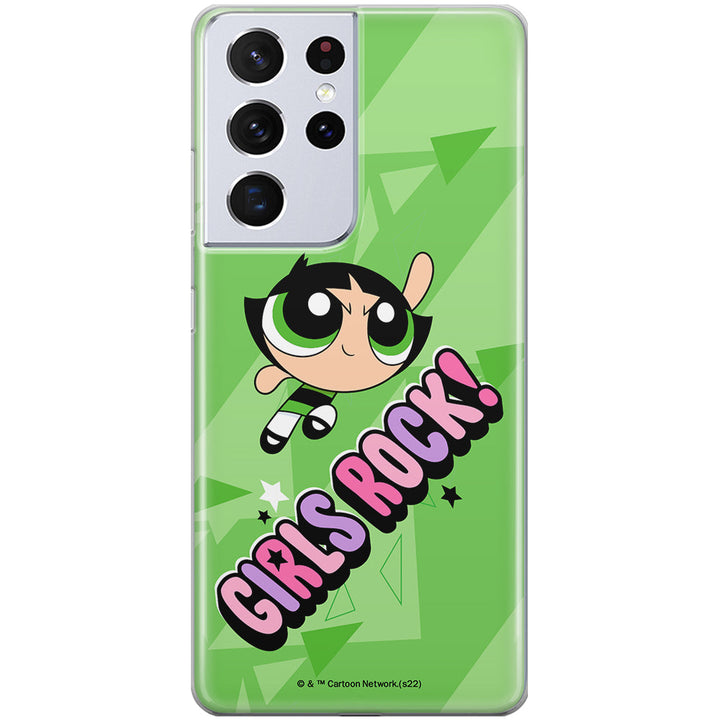 Etui Atomówki 046 The Powerpuff Girls Nadruk pełny Zielony - Babaco Store