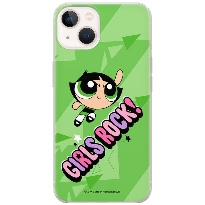 Etui Atomówki 046 The Powerpuff Girls Nadruk pełny Zielony - Babaco Store