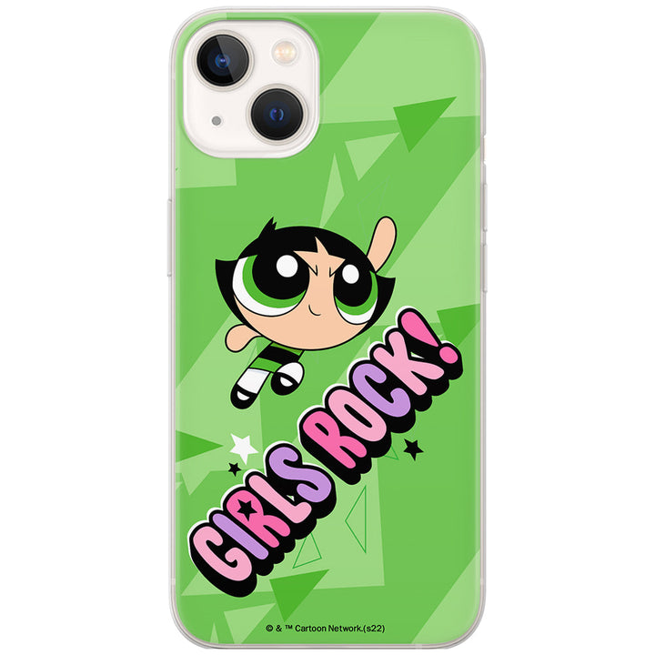 Etui Atomówki 046 The Powerpuff Girls Nadruk pełny Zielony - Babaco Store